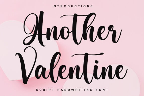 Another Valentine Typeface: A Stylish Script for Modern Branding