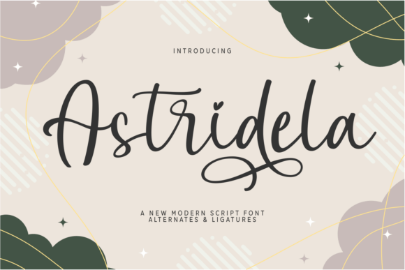 Astridela: Elevating Editorial Design with a Modern Script Typeface