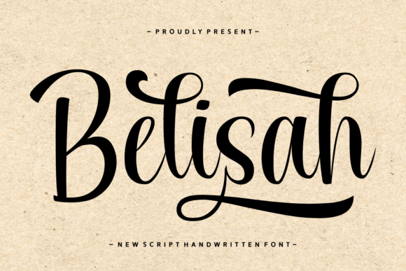Belisah: A Stylish Script Font for Branding Projects