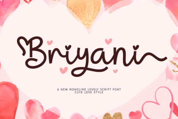 Briyani Font for Web Design Projects