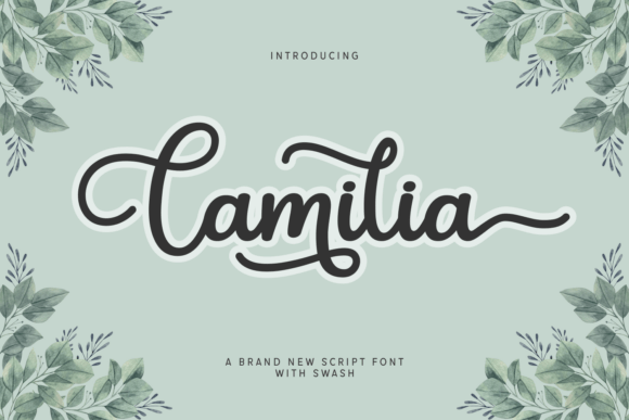 Camilia Script Font for Digital Marketing