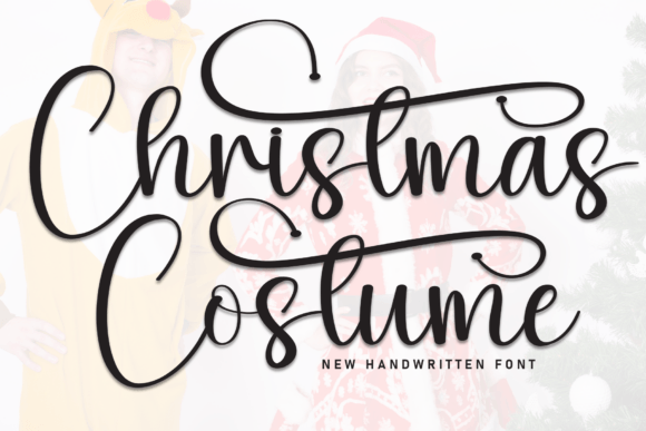 Christmas Costume: The Perfect Script Font for Seasonal Branding