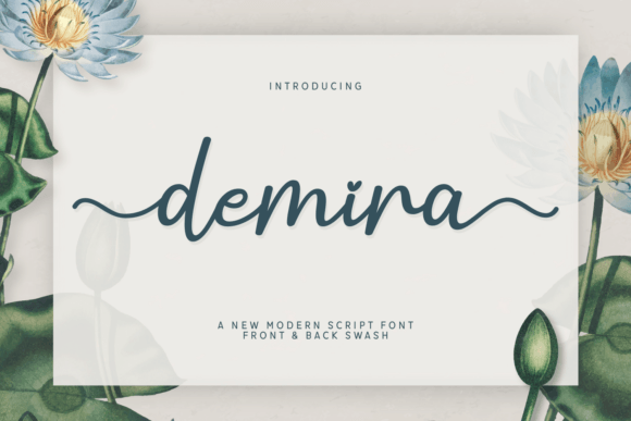 Demira: A Modern Script Font for Digital Marketing