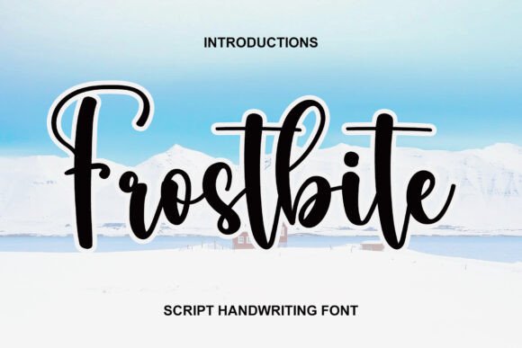Frostbite: A Handwritten Typeface for Editorial Elegance