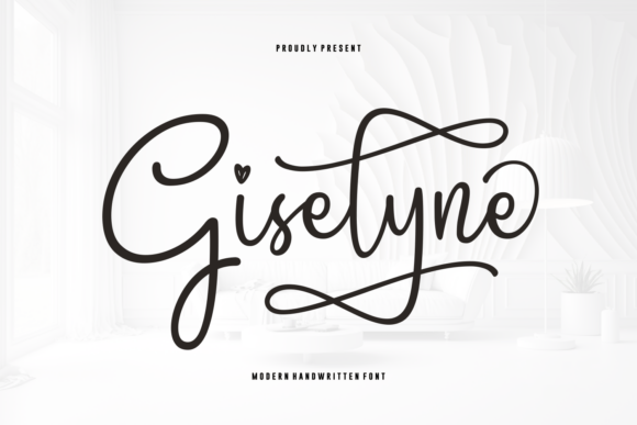 Giselyne: A Playful Script Font for Modern Branding