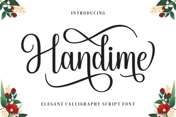 Handime: A Calligraphy Font for Branding Projects
