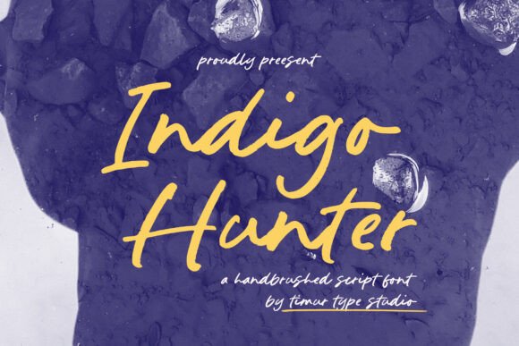 Indigo Hunter: The Bold Script Typeface for Authentic Branding