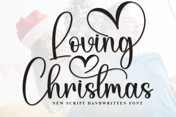 Loving Christmas: A Handcrafted Typeface for Elegant Editorial Design