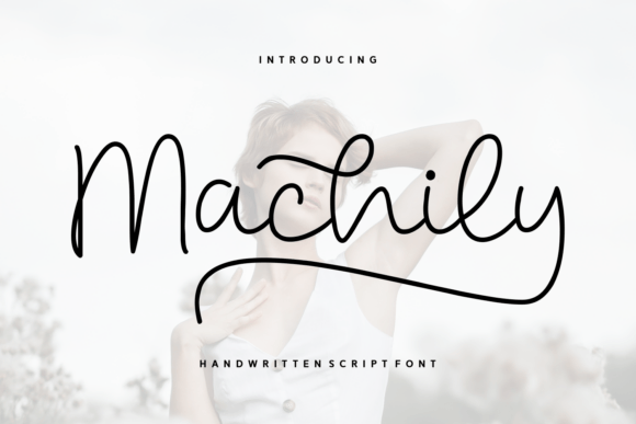 Machily: A Modern Script Font for Branding Projects