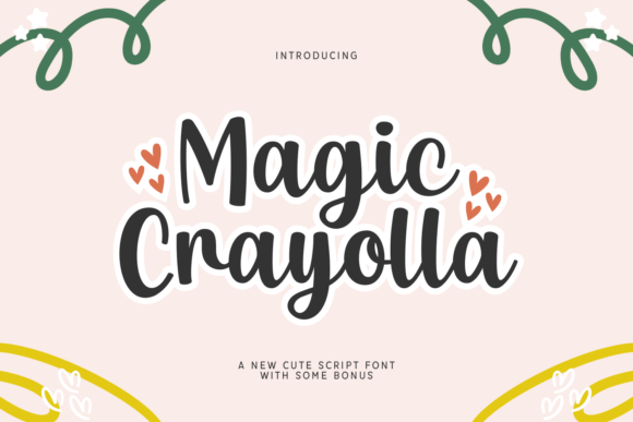Magic Crayolla Font for Handmade Creations