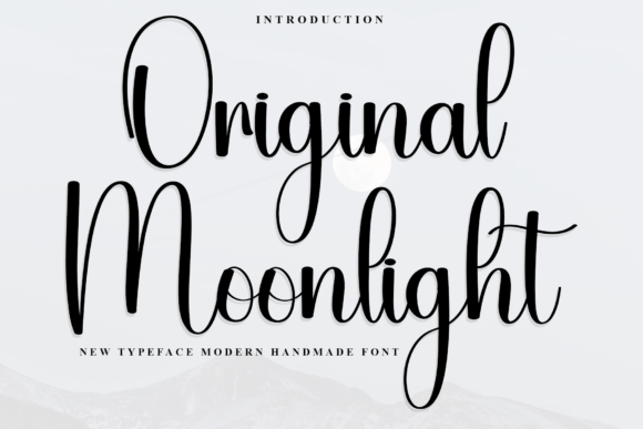Original Moonlight: The Script Amp Typeface for Scroll-Stopping Campaigns