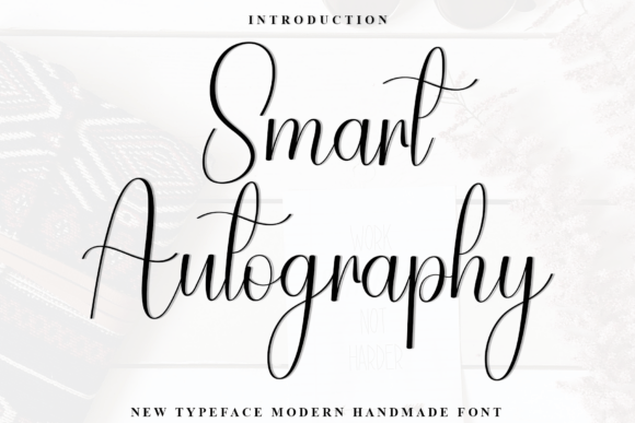 Smart Autography: The Warm Typeface for Modern Editorial Design