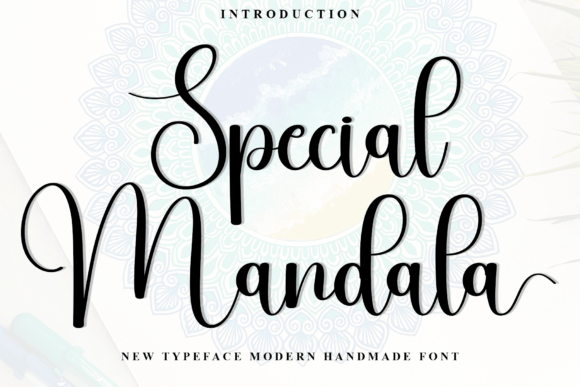 Special Mandala: A Soft Script Typeface for Authentic Brand Identity