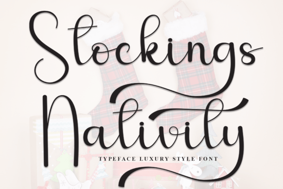Stockings Nativity: A Whimsical Typeface for Playful Brand Identities