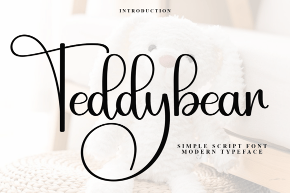 Teddybear Font for Campaign Creativity