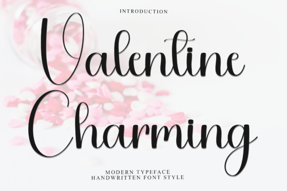 Valentine Charming Font for Handmade Projects