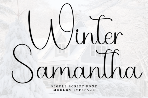 Winter Samantha: A Festive Typeface for Holiday Editorial Design