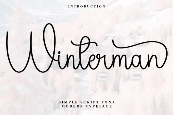 Winterman: A Festive Typeface for Holiday Branding