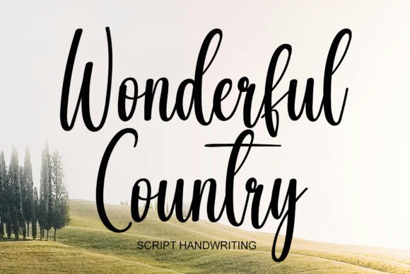Wonderful Country Typeface: Elevate Your Brand Identity